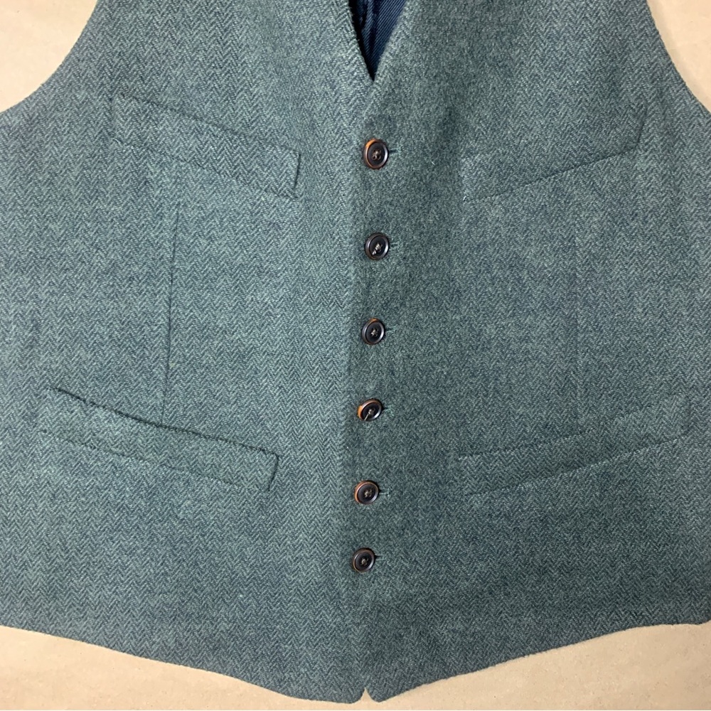 Zara Herringbone Suit Vest - Picture 8 of 14